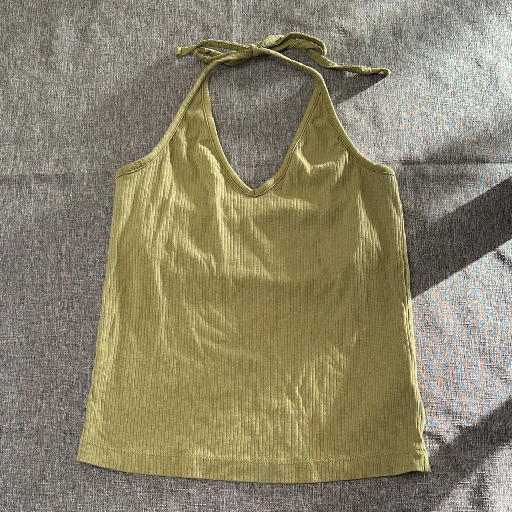 OLD NAVY Ribbed Halter Top
